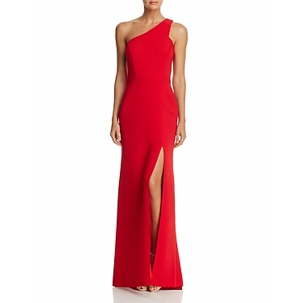 Stunning Aqua Avery G One Shoulder Gown